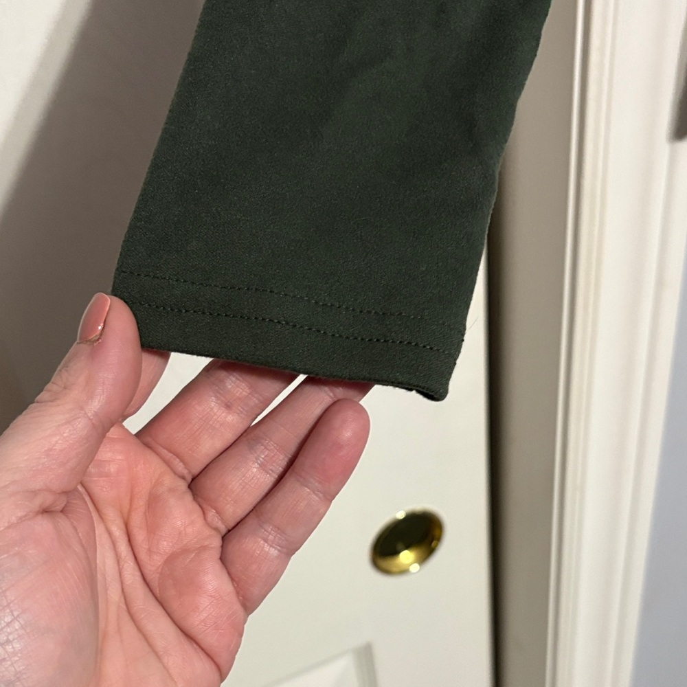 Warm Deep Green Long Sleeve Top - Picture 3 of 6
